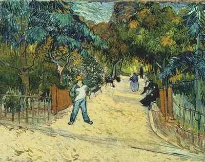 Entrance to the Public Gardens in Arles by Vincent van Gogh